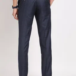 Turtle Checked Tailored Tapered Fit Formal Trouser image 3