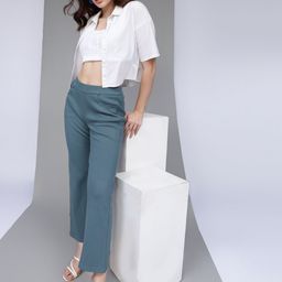 Xpose Women Comfort High-Rise Trousers-picture-12