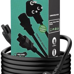 HexaGear Power Cord 1.5 A 1.2 m Metal Briaided New 3 Pin AC Laptop Power Cord Cable Laptop Adapter Power Cable Box 58-image-80