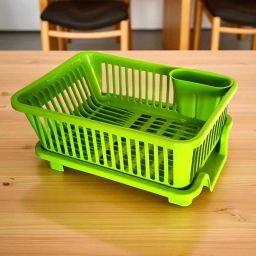Dish Drainer Kitchen Rack Multipurpose kitchen rack for househlod-1 Plastic-image-77