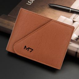 Men & Women Trendy, Travel, Evening/Party, Ethnic, Casual Tan Artificial Leather Wallet-image-11