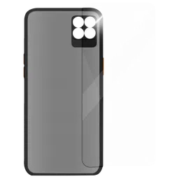 Arrow Duplex Screen Protector & Polycarbonate Back Cover Combo for realme 8 (Anti Scratch Design, Black)-6