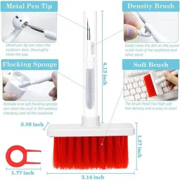 PVANZO Cleaning Soft Brush Keyboard Cleaner 5-in-1 Multi-Function Computer Tools Kit for Computers image 2