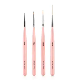 Veoni BELLE Professional Set Of 4 Nail Art Brush Set-19