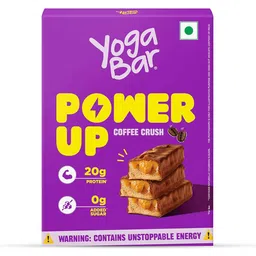 Yogabar Power Up 20g Protein Bar, 5 bar(s) Coffee Crush-picture-0
