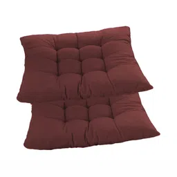 Mom's Moon Brown 2 Pieces Square Shaped Chair Pads-image-41