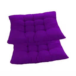 Mom's Moon Purple 2 Pieces Square Shaped Chair Pads-image-67