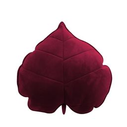 STYBUZZ Kids Maroon Textured & Quilted Filled Cushion-30