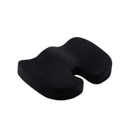 Pum Pum Black Solid Memory Foam Seat Tailbone Cushion-image-33