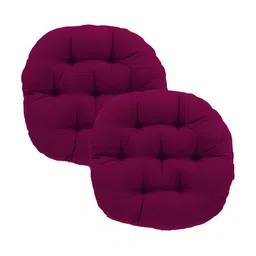 DADDY COOL 2 Pieces Wine Round Chair Cushion-picture-32