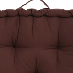 BLANC9 Set Of 2 Brown Square Floor Cushion image 3