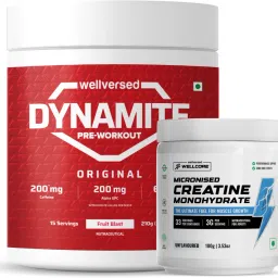 Pre-Workout + Wellcore Creatine Monohydrate Powder | Unleash Explosive Energy Pre Workout-17