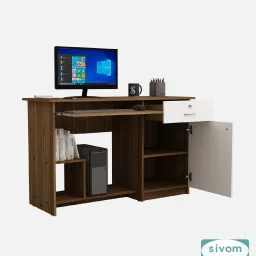 sivom Classy Study/Home Office Engineered Wood Computer Desk image 2