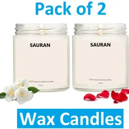Pack of 2 Scented Candle 8W x 6.5H Centimeters WC92.7 Candle-7