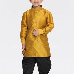 JBN Creation Boys Mandarin Collar Kurta With Dhoti Pants-21