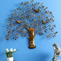 ons interior industry Iron Decorative Tree Wall Art In Brown-picture-42