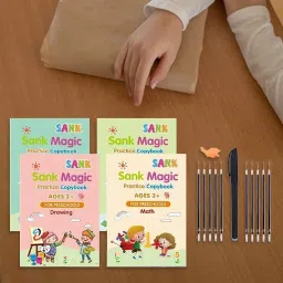 Magic Writing Book Magic Practice Copy Book Calligraphy Book For Children-17
