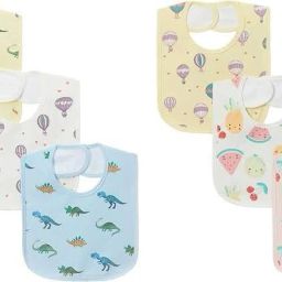Baby Bibs Soft Cotton (6pcs. PackTowel Bibs)-51-image-84
