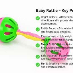 Dynamic Retail Global Rattles for baby, rattle toys set Plastic Speed Hurdles-image-92