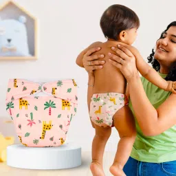 Freesize UNO SuperSoft Cloth Diaper with Velcro | Reusable & Adjustable | 3M–3Y-29