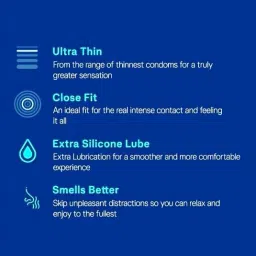 durex CLOSE FIT INVISIBLE The highest level of sensitivity and intimacy Condom image 3