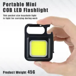 me-billa Multifunction Keychain Led Light with Bottle Opener, Magnetic Base 6 hrs Lantern Emergency Light image 2