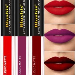 Smudge proof Waterproof Long lasting Liquid matte Lipstick Non Transfer Common Colour For Daily Use Combo pack of 3-26