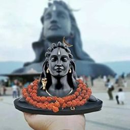 Adiyogi Shiva Statue, Shiva idol, Adiyogi for car dashboard, Mahadev Idol Decorative Showpiece - 12 cm-27