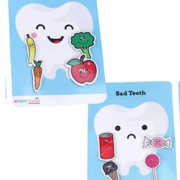 My House Teacher Kids Happy Teeth & Sad Teeth Sorting Baby Busy Bag-24