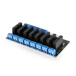 8 Channel 12V Relay Module Solid State Low Level SSR DC Control 250V 2A with Resistive Fuse image 1
