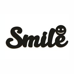 CVANU Black Smile Board Wooden Hanging Wall Decor-picture-25