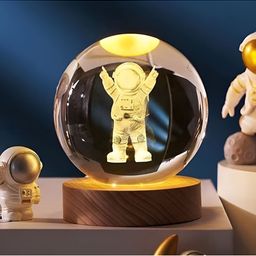 XERGY Transparent Glass Contemporary Spherical Table Lamp-image-60