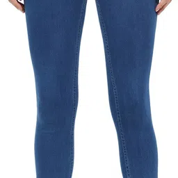 3butterflies Women Slim Mid Rise Dark Blue Jeans-picture-3