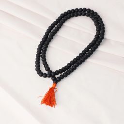 Karungali Mala 6mm Ebony Wood Mala for Meditation, Spiritual Protection Wood Necklace-image-39