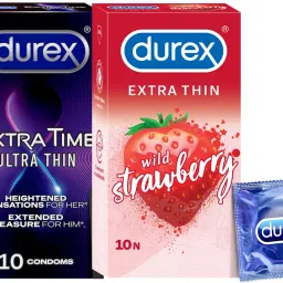 Extra Time Ultra Thin and Strawberry Condom-2