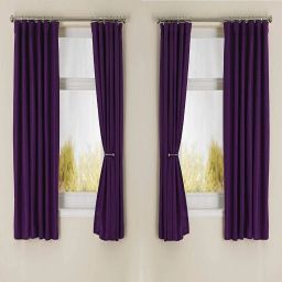 152 cm (5 ft) Polyester Blackout Window Curtain (Pack Of 4)-0