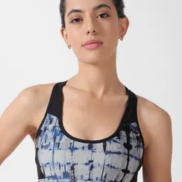 Reebok Lux Perform Racer Aop Printed Workout Bra-picture-17