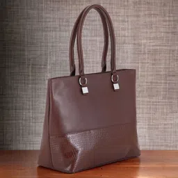 Toteteca Textured PU Shopper Shoulder Bag-image-9