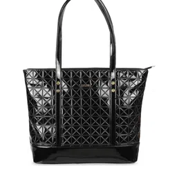 Metro Structured Shoulder Bag With Cut Work-picture-3