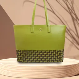 Caprese Textured Oversized Structured Shoulder Bag-15