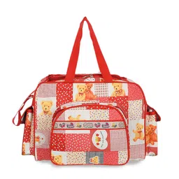Kuber Industries Red Printed Shopper Sling Bag-6