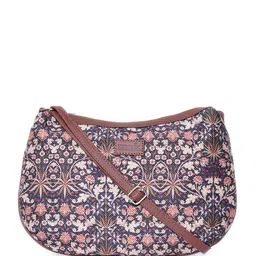 ZOUK Floral Printed Structured Sling Bag-80