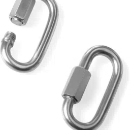 Heavy Duty 8MM Thick Stainless Steel Snap Hook Carabiner Hook for Hiking/Camping Locking Carabiner-13