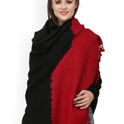 Exotic India Women's Double Shaded Tie & Dye Shawl-image-55