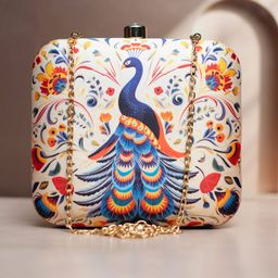 ARTKLIM Printed Box Clutch-image-38