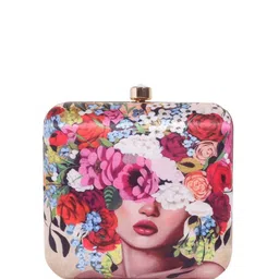 Anouk Printed Box Clutch image 5