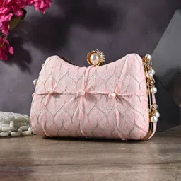 Toobacraft Textured Embellished Box Clutch-image-98