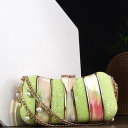 Toobacraft Embellished Box Clutch-5