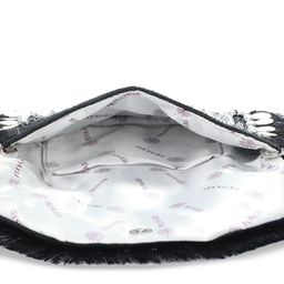 Priyaasi Black Coin Embellished Jute Clutch Bag image 4