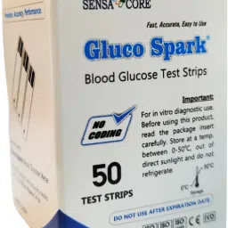 gluco spark Glucometer strips (Pack of 50) Glucometer image 3